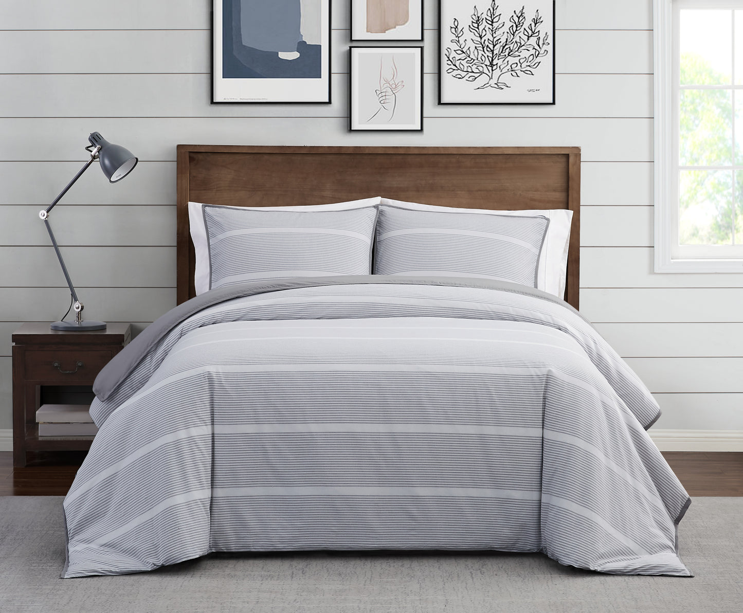 Brooklyn Loom Niari Yarn Dye Stripe Duvet Set