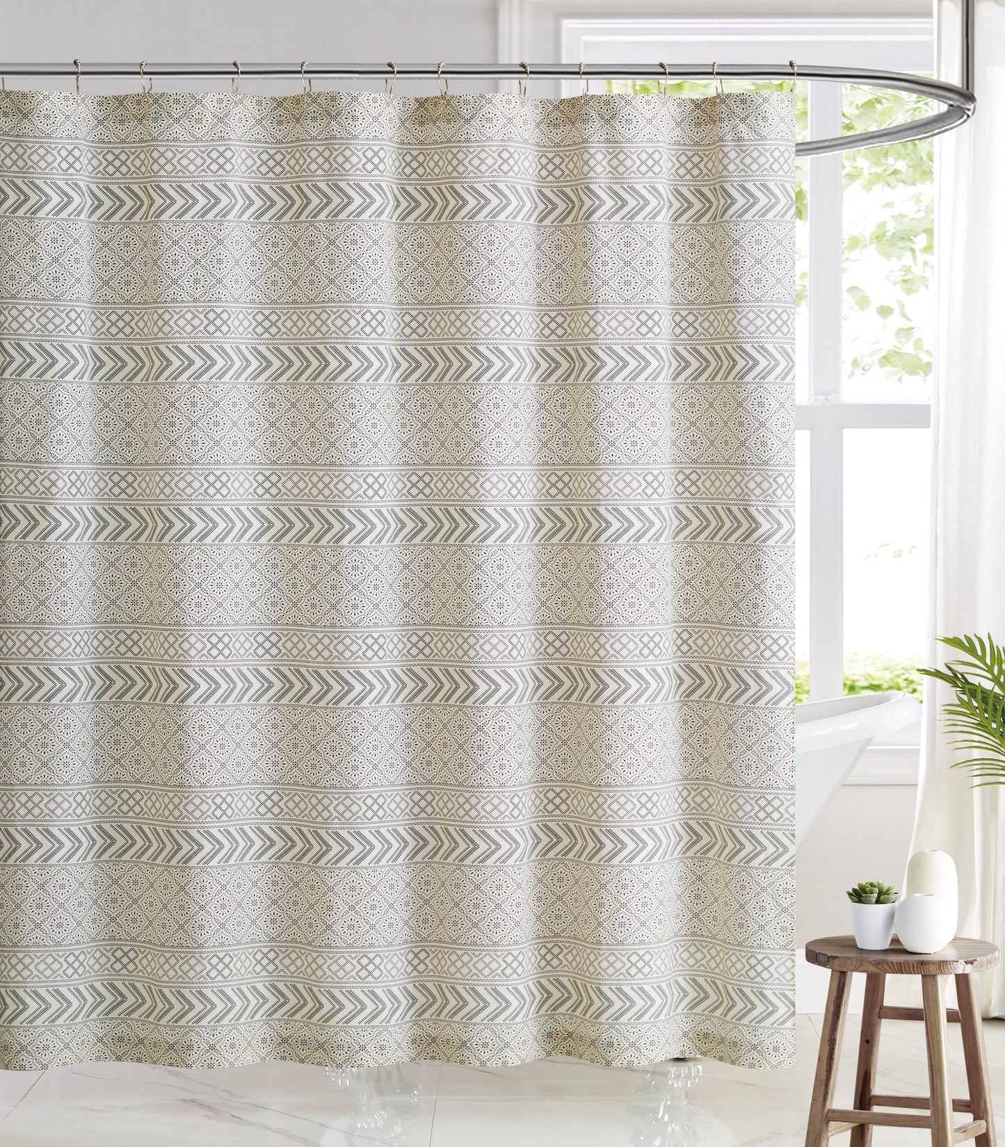 Brooklyn Loom Chase Shower Curtain