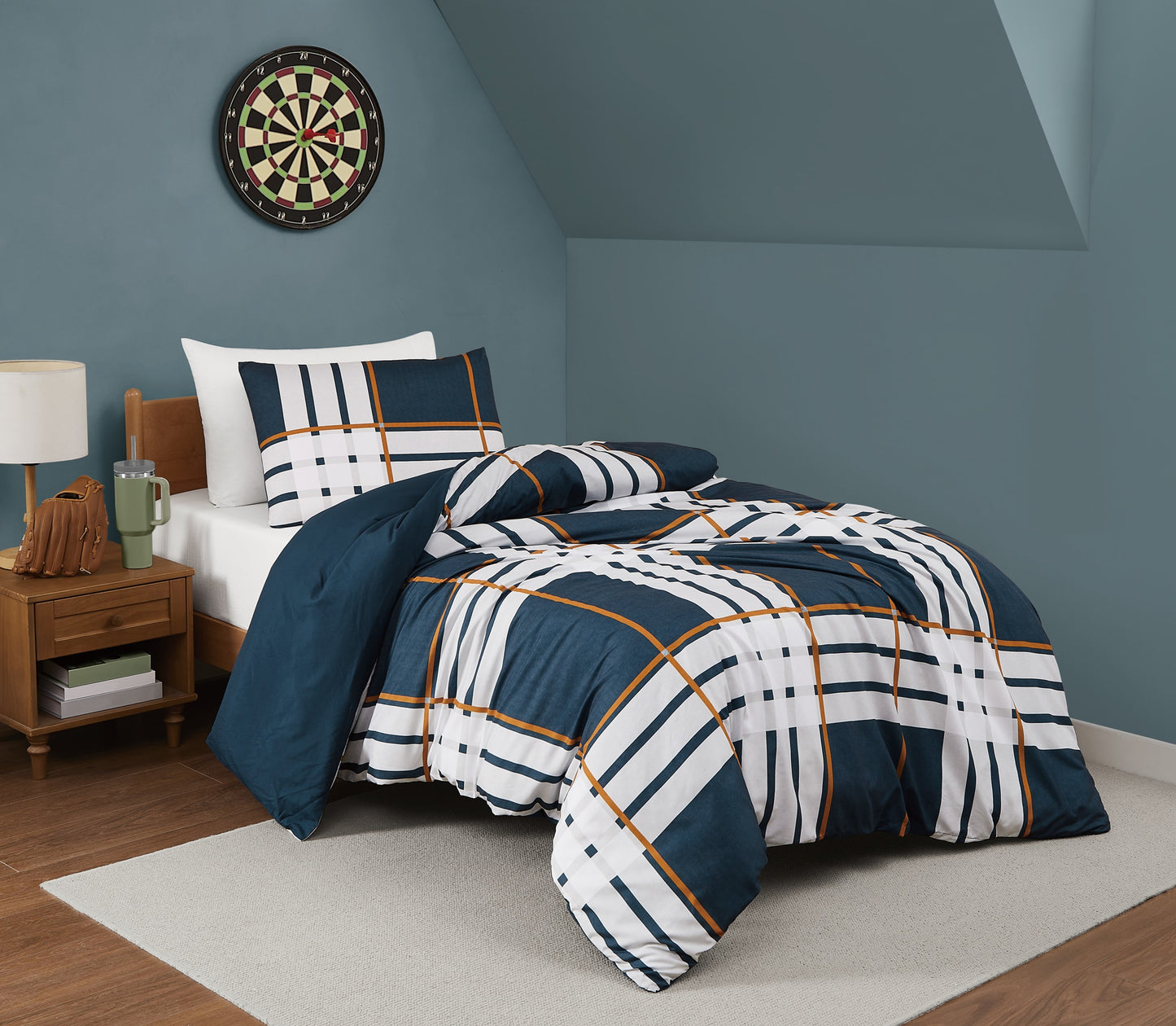 Truly Soft Henry Plaid Microfiber Comforter Sets