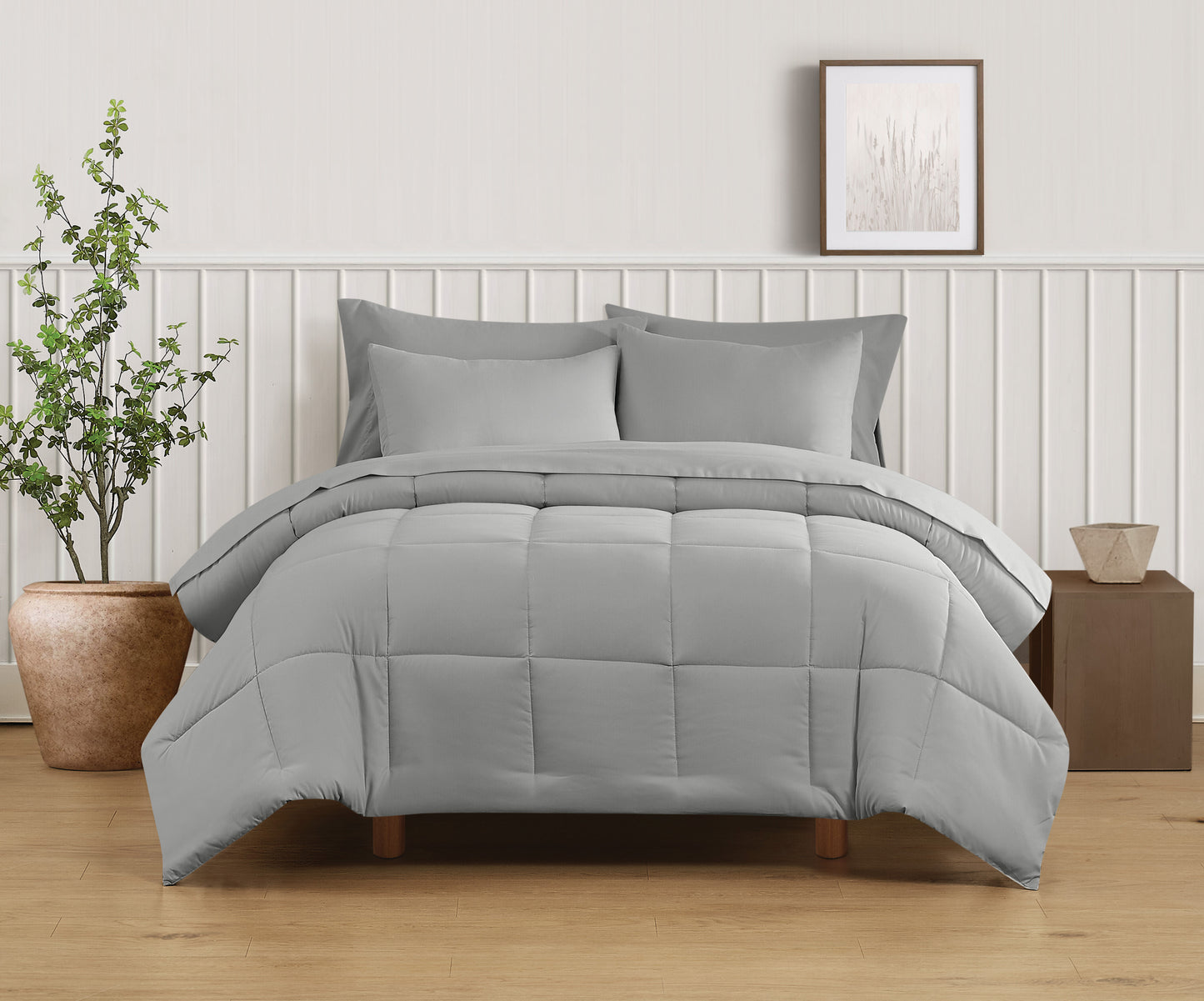 Truly Soft Green Recycled Sustainable Comforter Set
