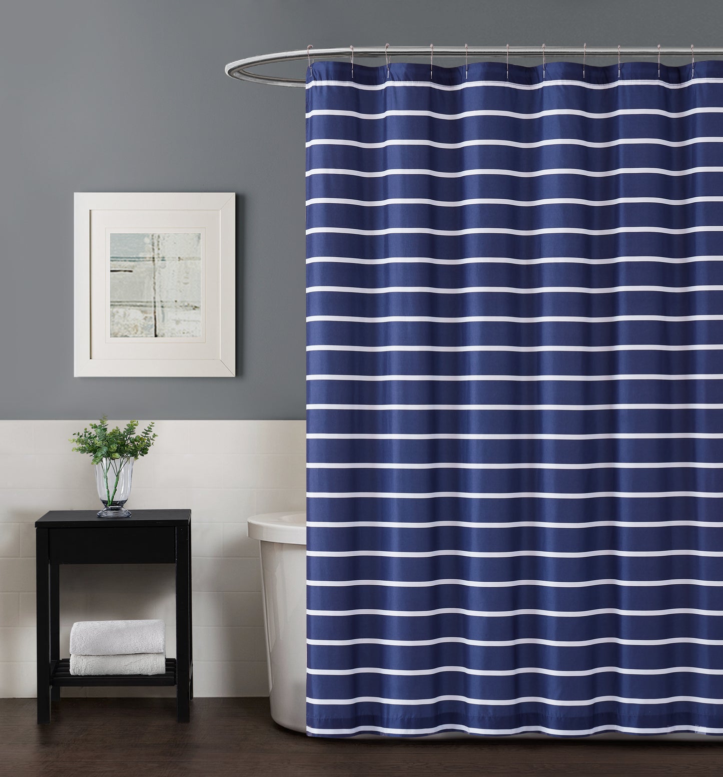 Truly Soft Maddow Stripe Shower Curtains