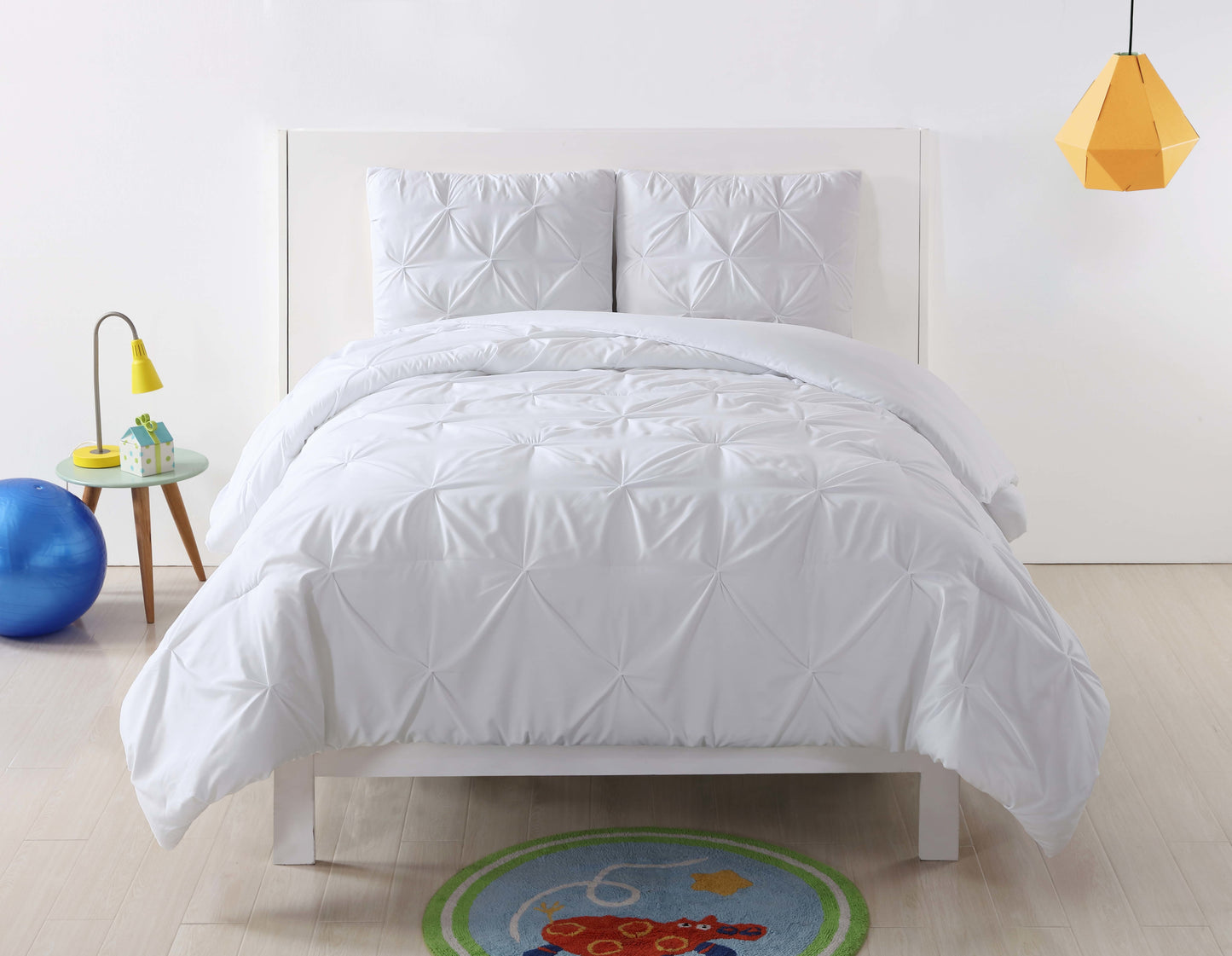My World Pleated Solid Duvet Sets