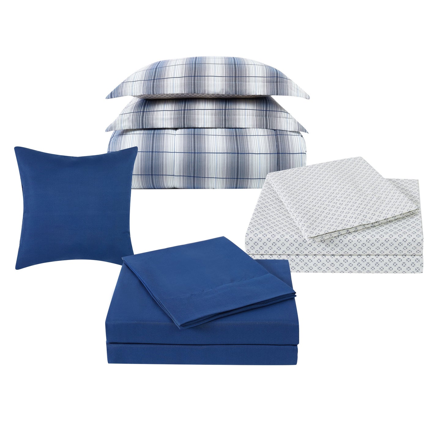Truly Soft Grayson Stripe Bed in a Bag Silo