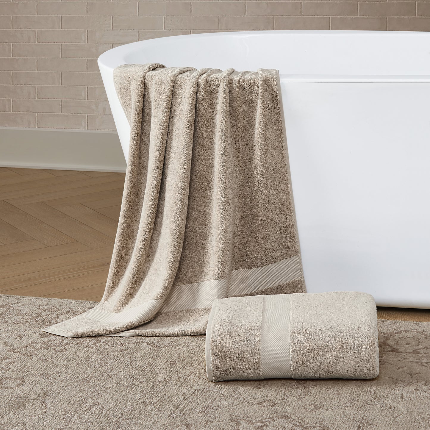 Brooklyn Loom Solid Turkish Cotton Towel Set