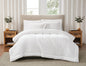 Brooklyn Loom 200 Thread Count Solid 100% Cotton Percale Comforter Set