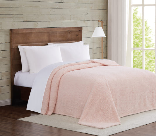 Brooklyn Loom Marshmallow Sherpa Blanket