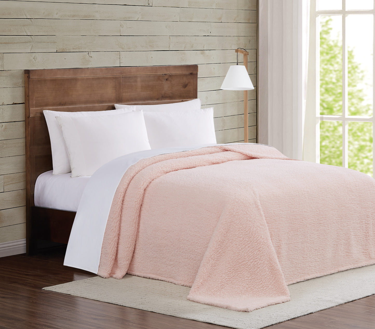 Brooklyn Loom Marshmallow Sherpa Throw Blanket