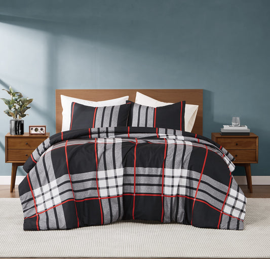 Truly Soft Danbury Plaid Microfiber Duvet Sets