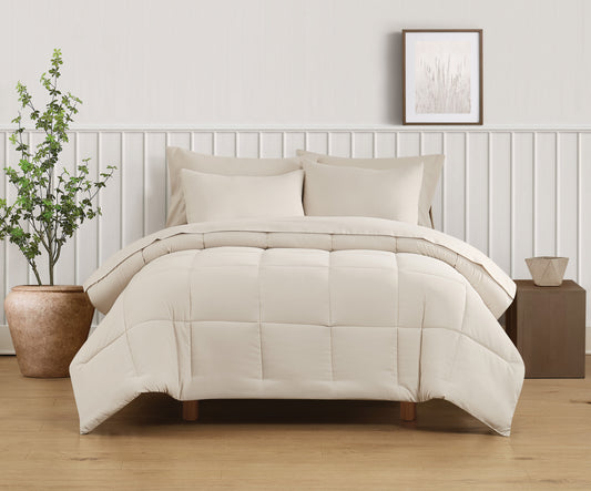 Truly Soft Green Recycled Sustainable Comforter Set