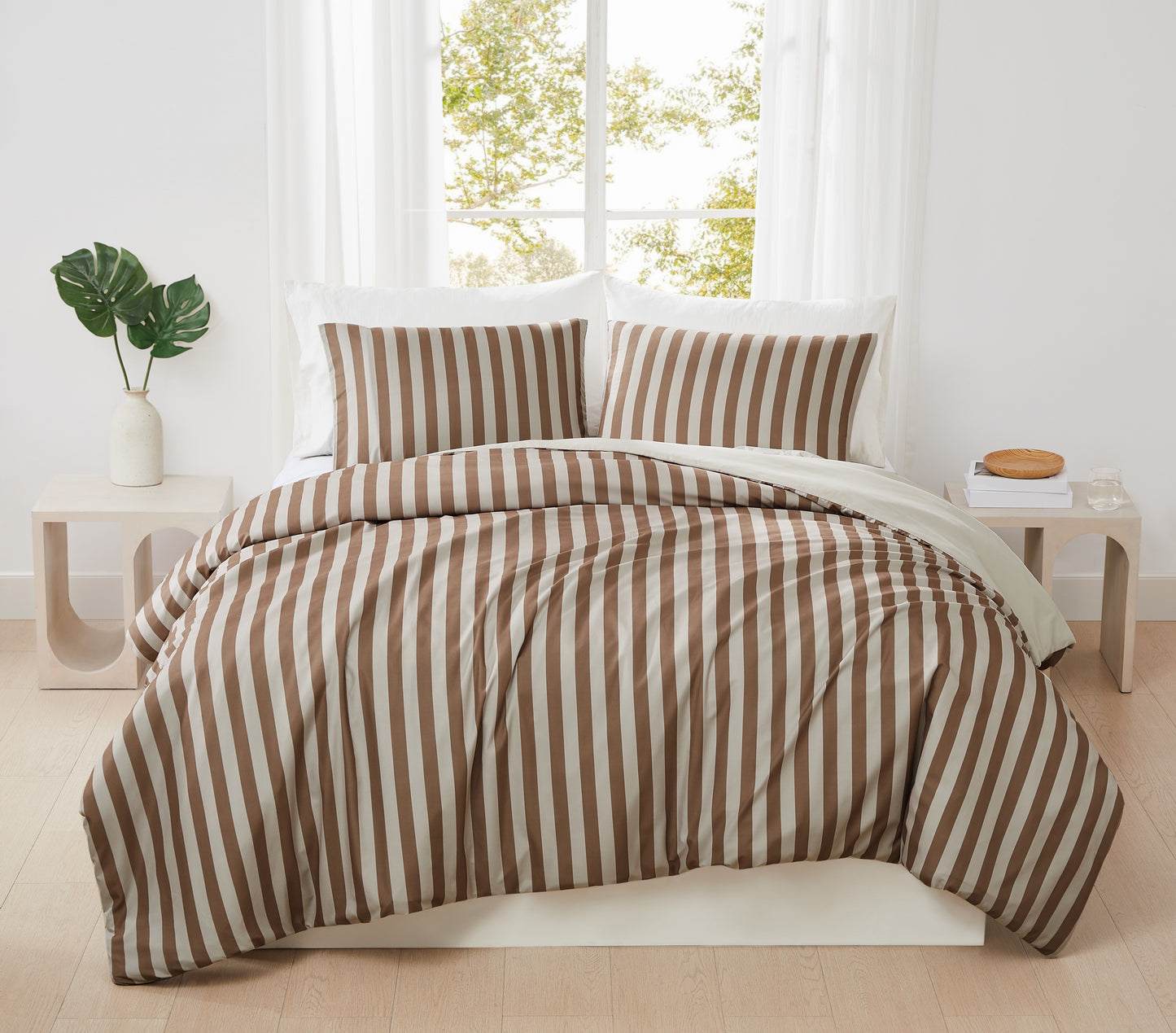 Truly Soft Weston Stripe Microfiber Comforter Sets