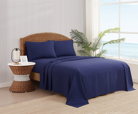 Oceanfront Resort All Cotton Percale 200 thread count Sheet Set