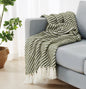 Brooklyn Loom Diagonal Chenille Stripe Throw