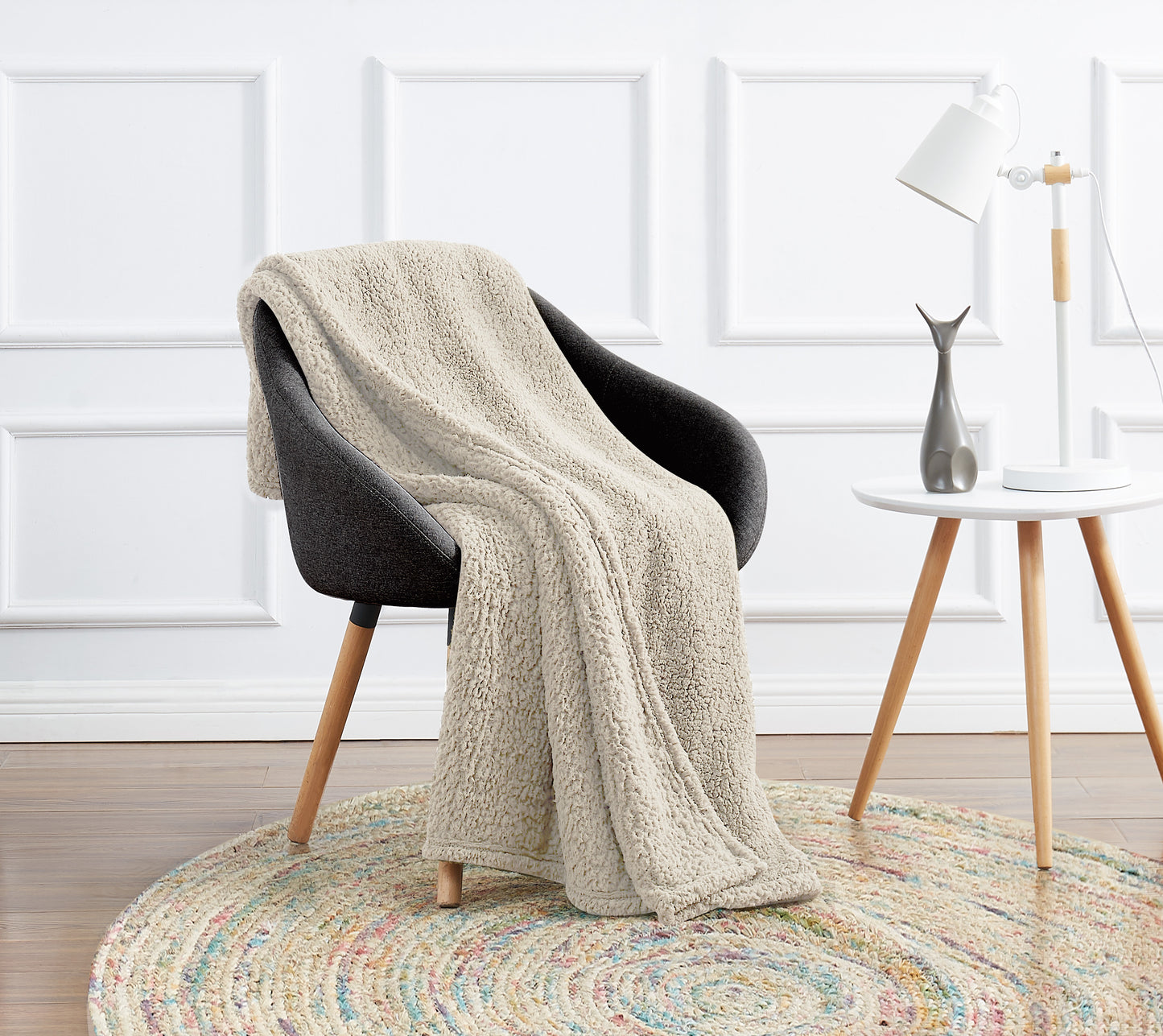 My World Cloud Sherpa Throw