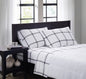 Truly Soft Printed Windowpane Sheet Set