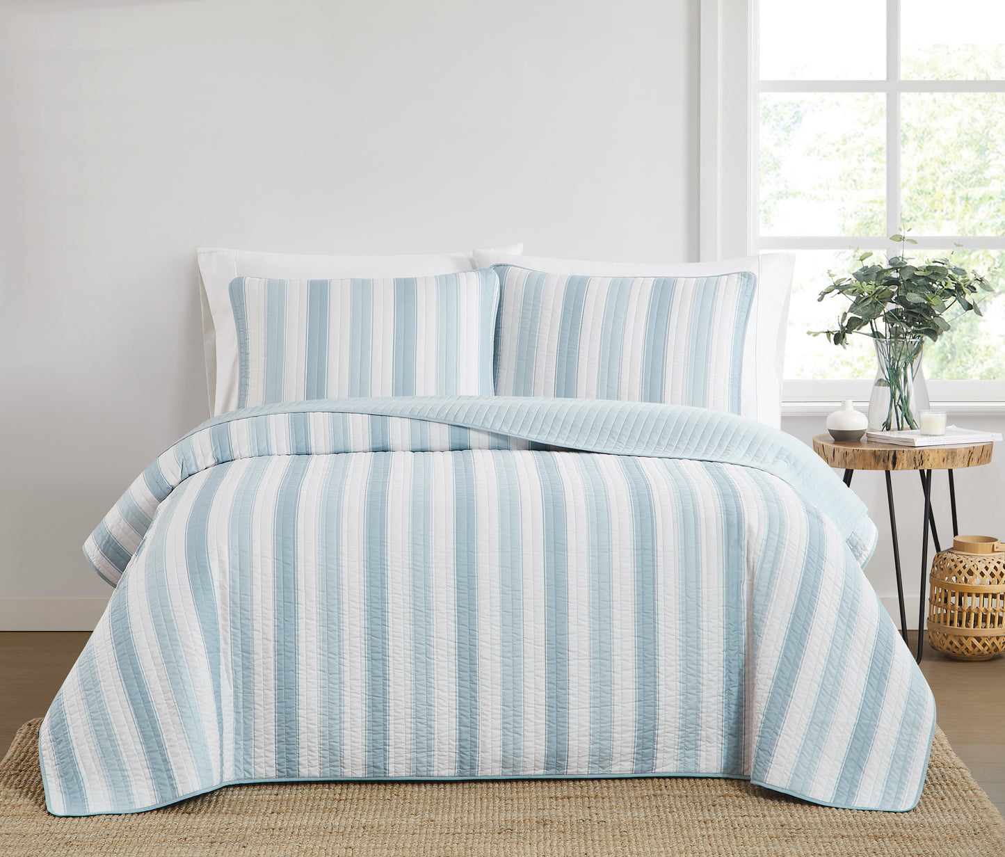 Truly Soft Aiden Stripe Quilt Set