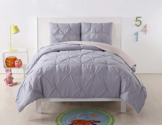 My World Pleated Solid Comforter Sets