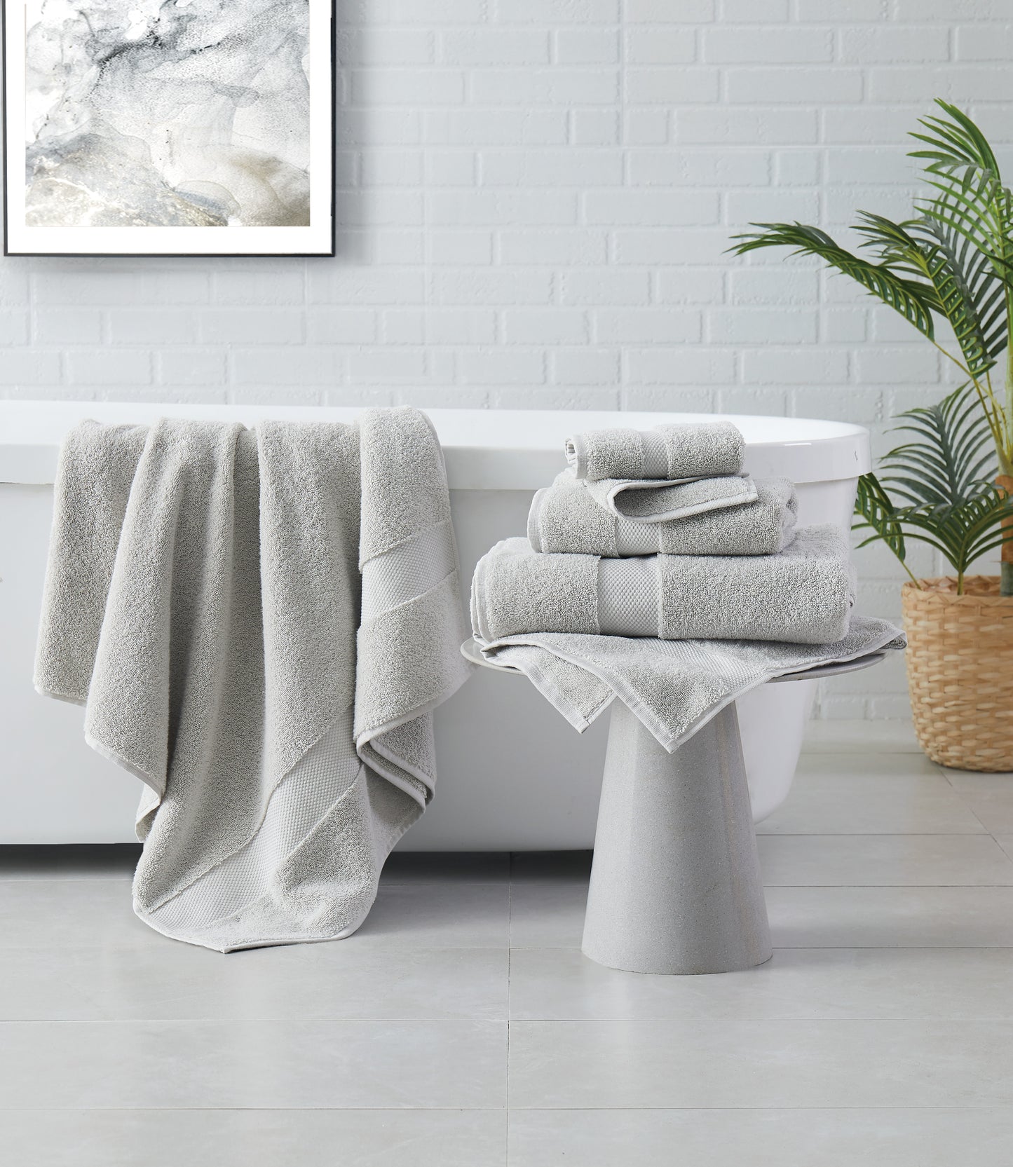 Brooklyn Loom Solid Turkish Cotton Towel Set