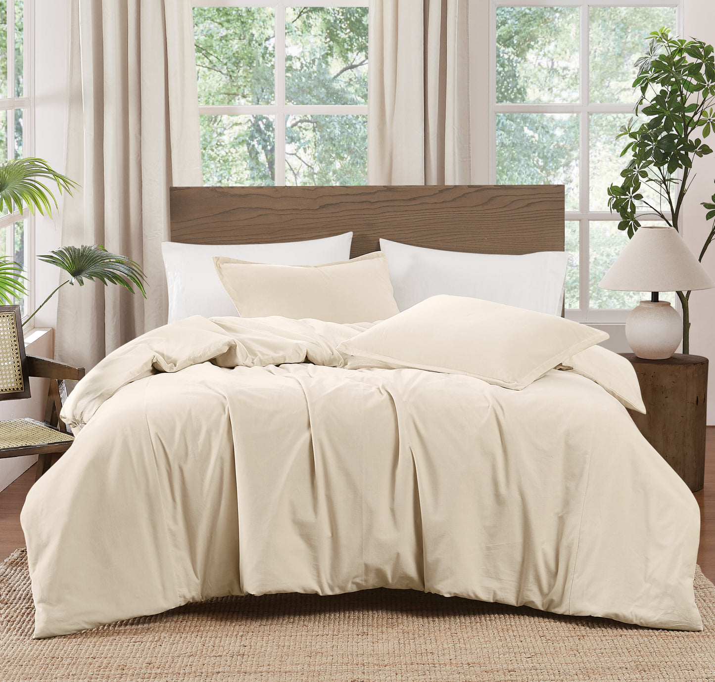 Brooklyn Loom Matte Cotton Velvet Comforter Set