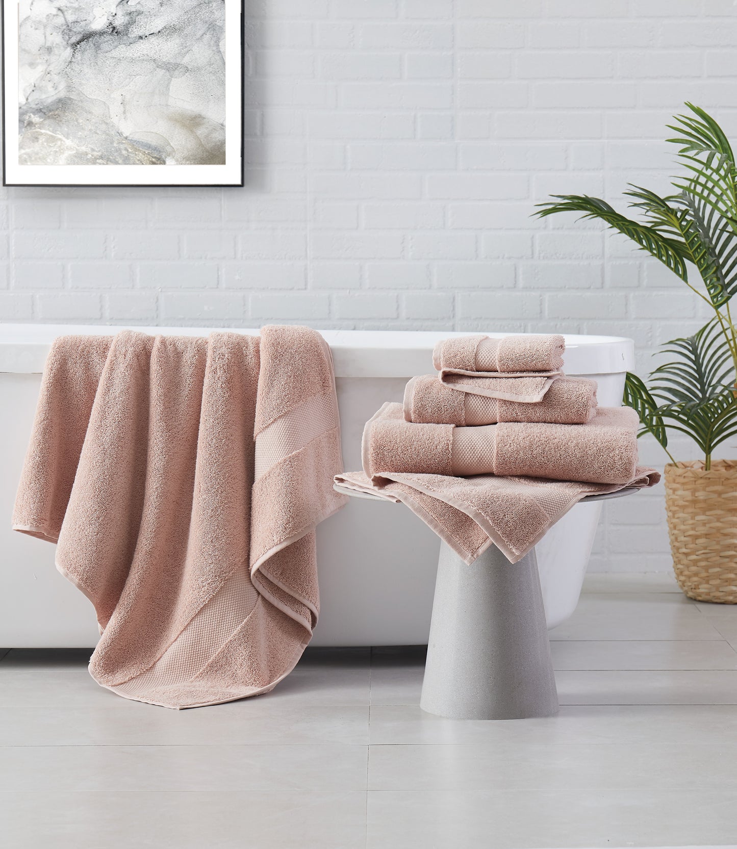 Brooklyn Loom Solid Turkish Cotton Towel Set
