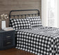 Truly Soft Buffalo Check Flannel Sheet Set