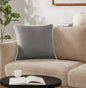 Brooklyn Loom Solid Contrast Piped Decorative Pillow