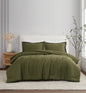 Brooklyn Loom Solid 100% Linen Comforter Set