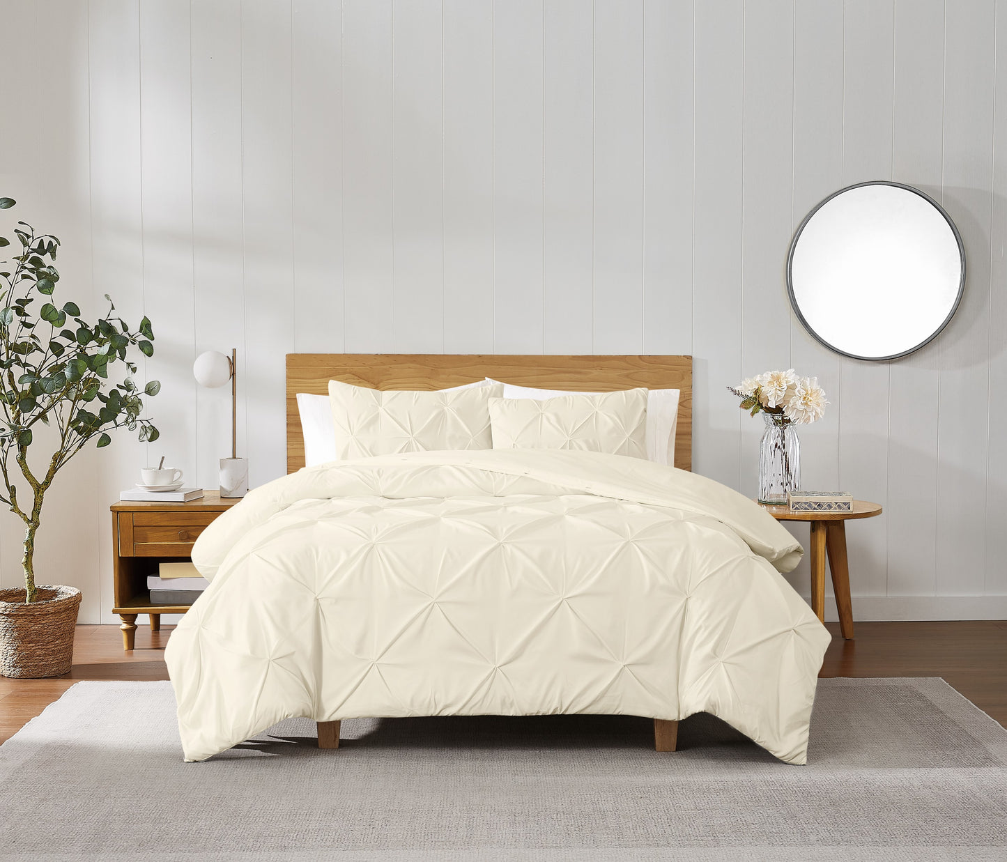 Truly Soft Pleated Comforter Set