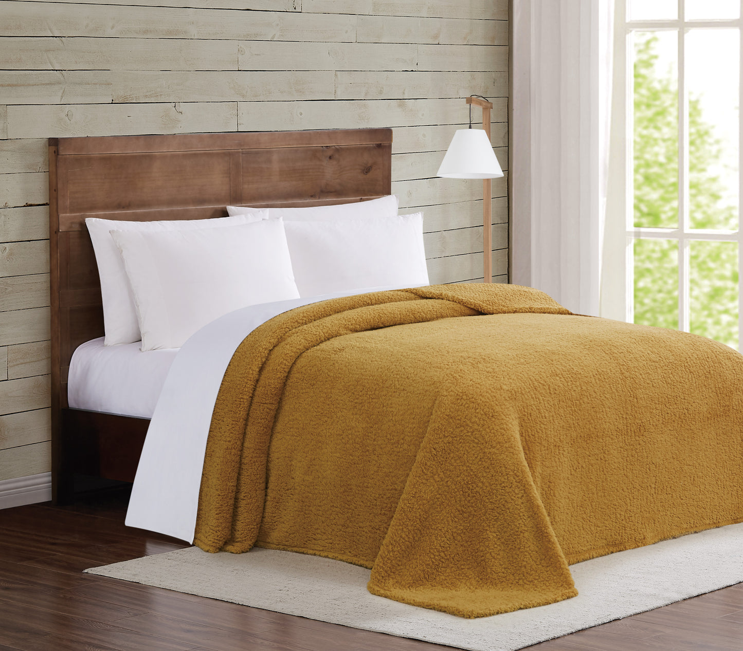 Brooklyn Loom Marshmallow Sherpa Blanket