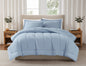 Brooklyn Loom 200 Thread Count Solid 100% Cotton Percale Comforter Set