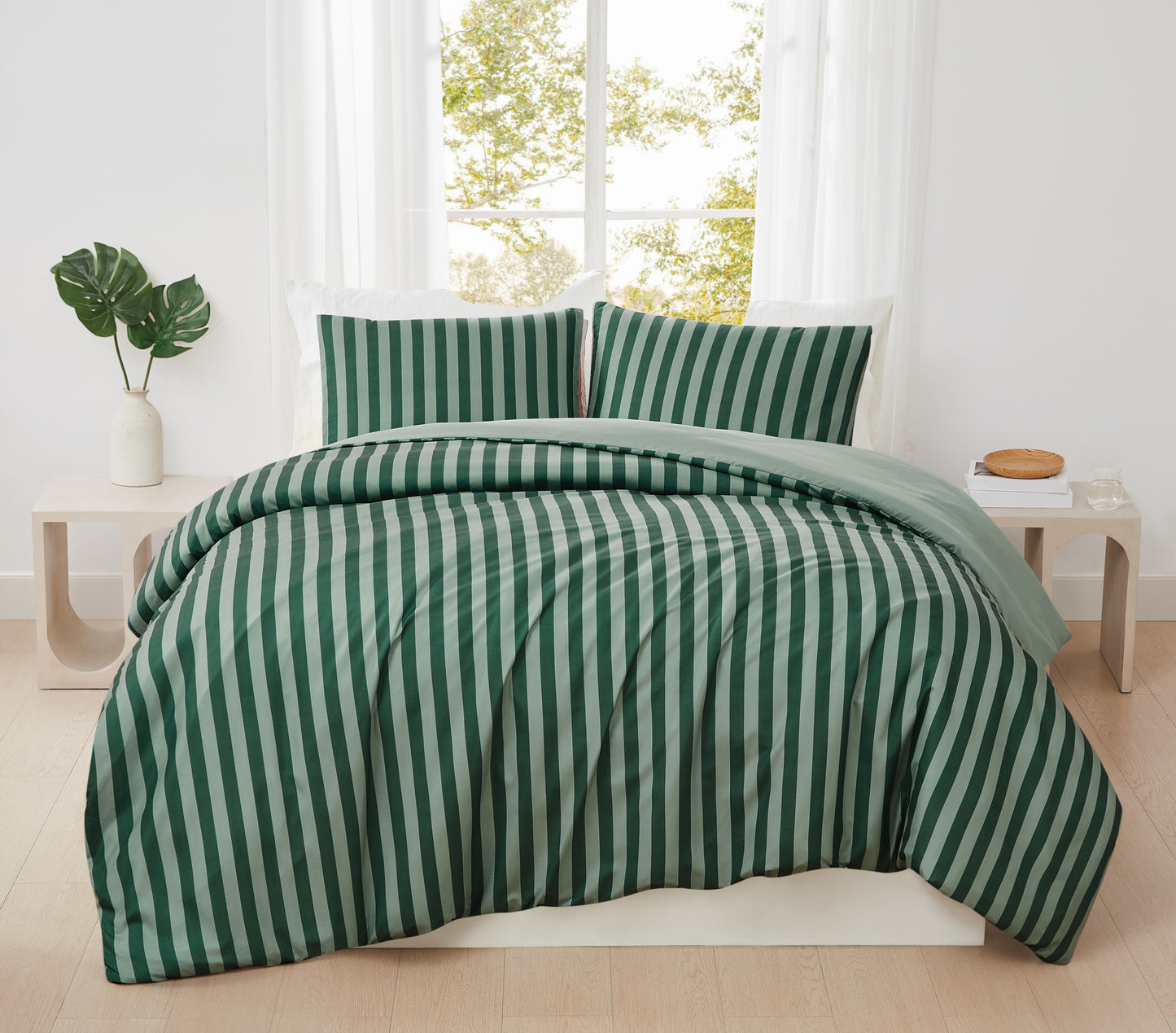 Truly Soft Weston Stripe Microfiber Duvet Sets