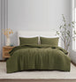 Brooklyn Loom Solid 100% Linen Quilt Set