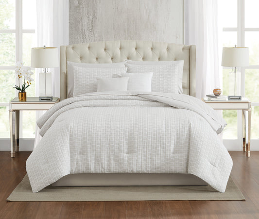 5th Avenue Lux Anabelle Geometric 9 Piece Comforter Set