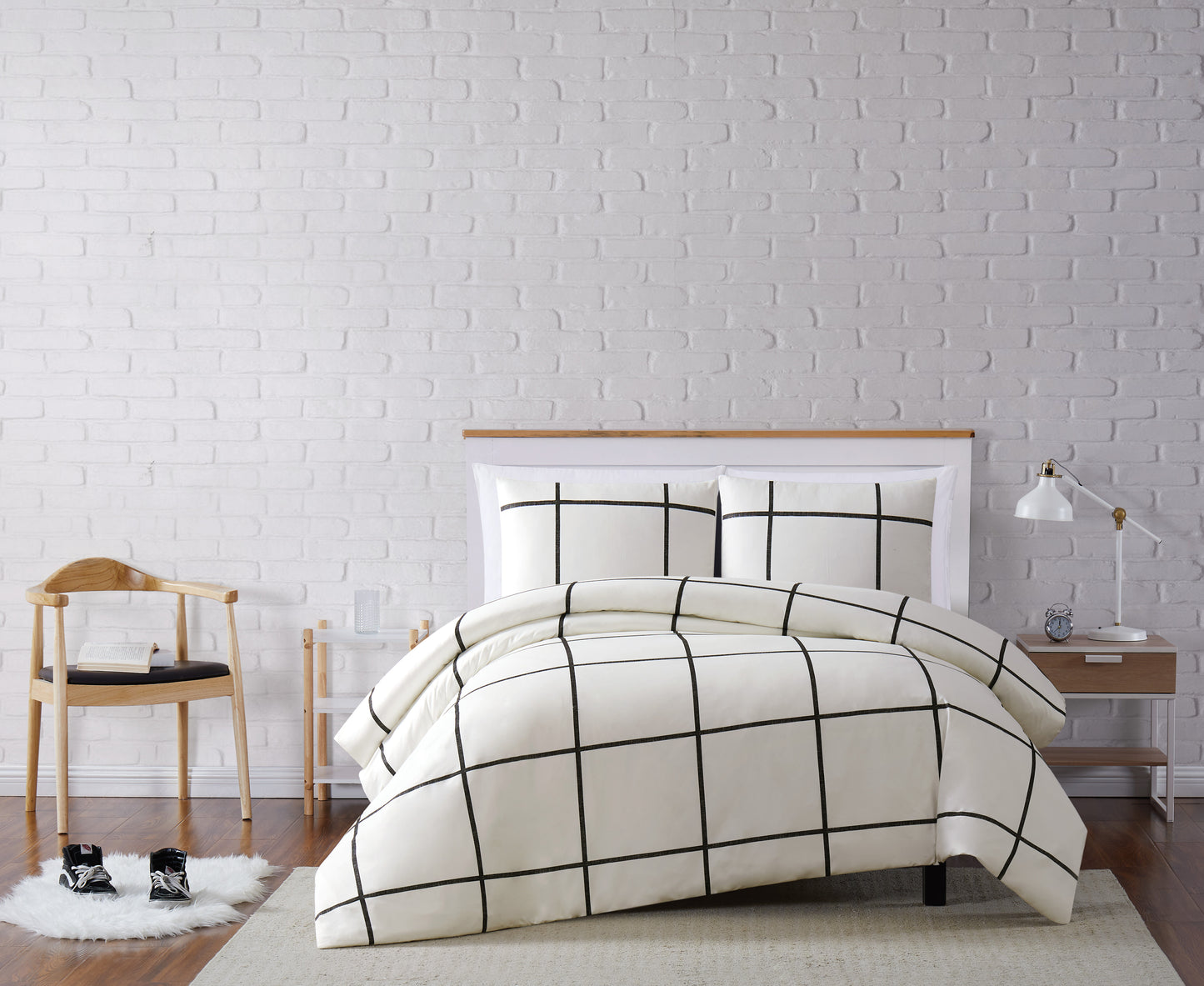 Truly Soft Kurt Windowpane Duvet Set