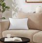 Brooklyn Loom Solid Contrast Piped Decorative Pillow