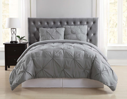 Truly Soft Everyday Pleated Removeable Cover Comforter Set