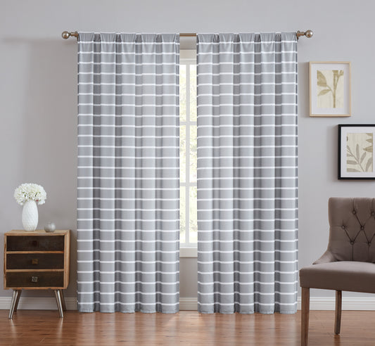 Truly Soft Maddow Stripe Drape Panel Pair