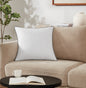 Brooklyn Loom Solid Contrast Piped Decorative Pillow