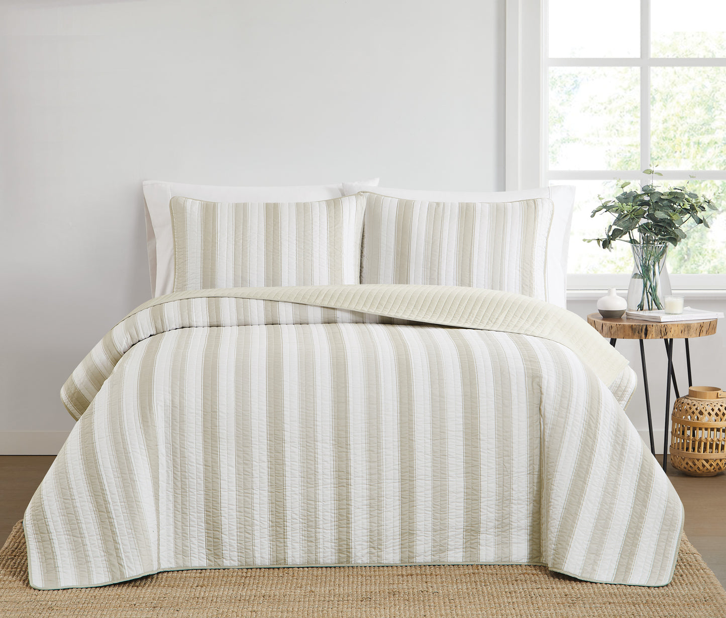 Truly Soft Aiden Stripe Quilt Set