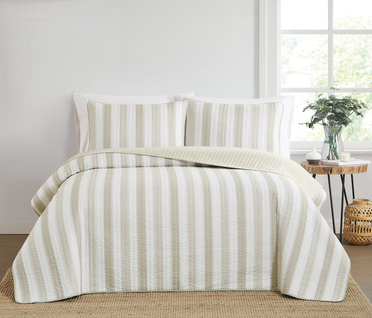 Truly Soft Aiden Stripe Quilt Set