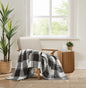 Brooklyn Loom Dusted Plaid Throw Blanket