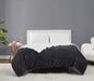 Brooklyn Loom Corduroy Plush Bed Blanket