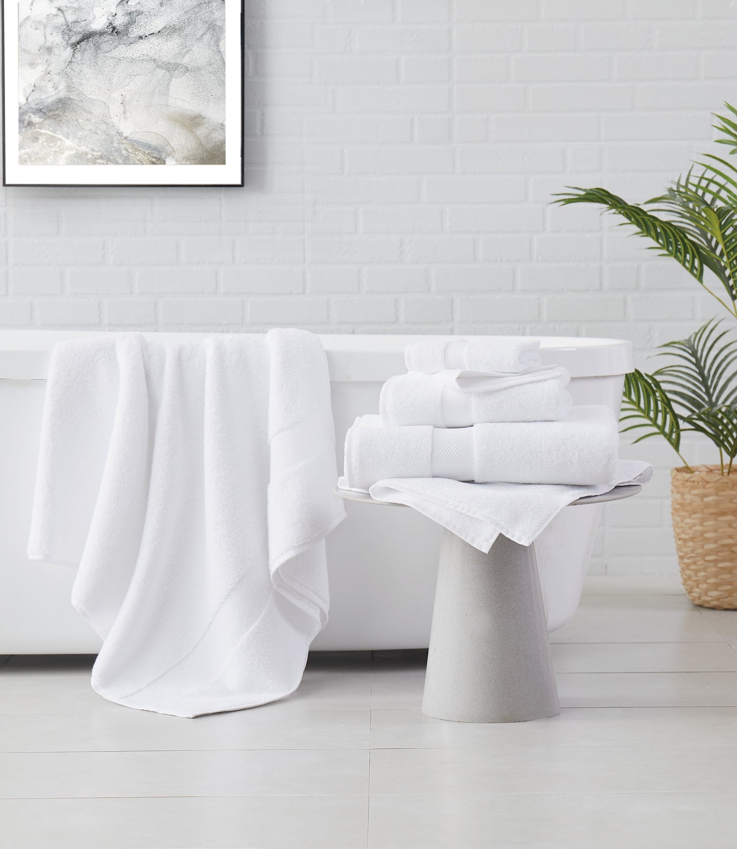 Brooklyn Loom Solid Turkish Cotton Towel Set