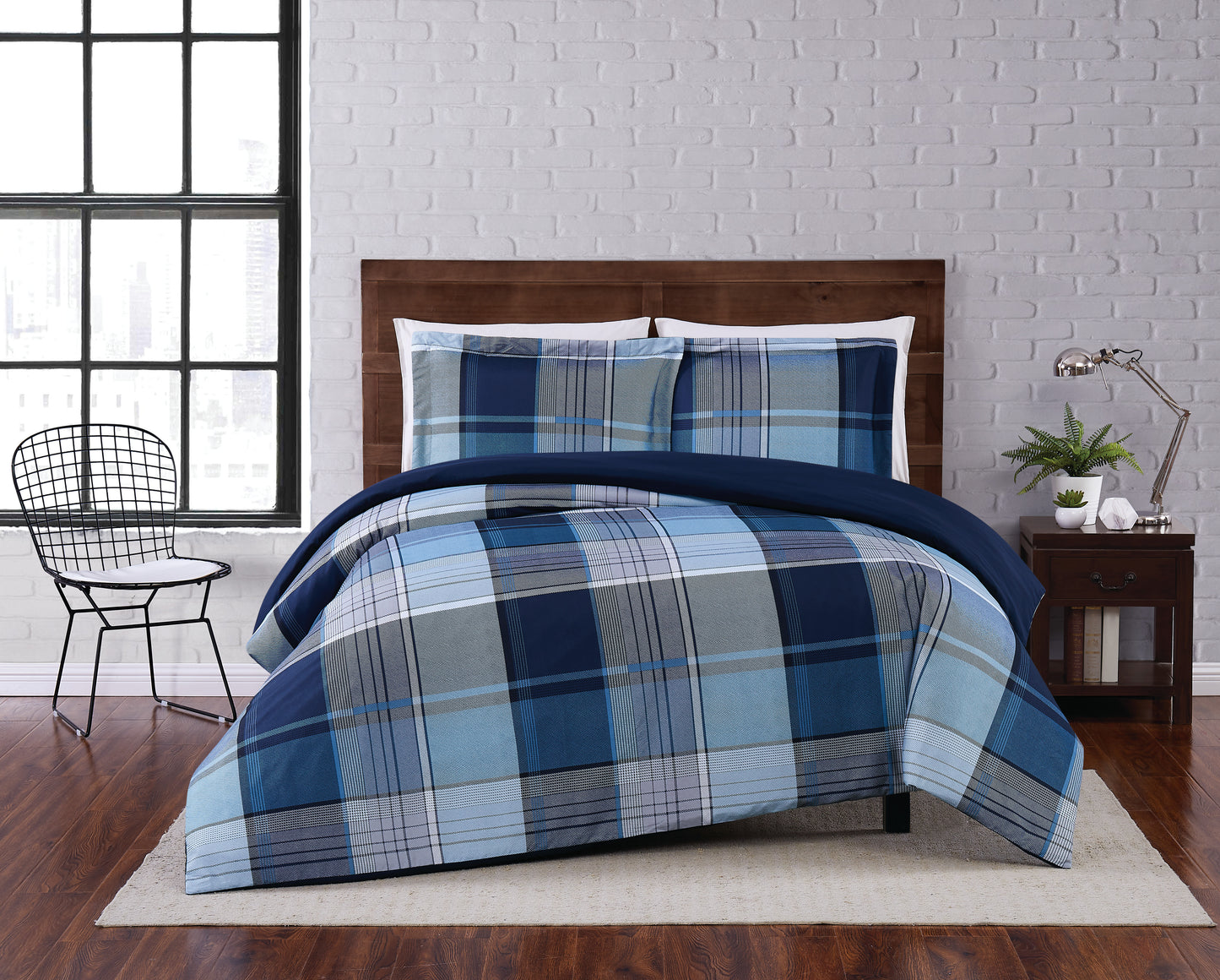 Truly Sofft Trey Plaid Duvet Set