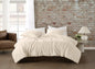 Brooklyn Loom Carved Faux Fur Comforter Set