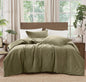 Brooklyn Loom Matte Cotton Velvet Comforter Set