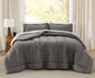 Brooklyn Loom Oversized Cotton Percale Comforter Set