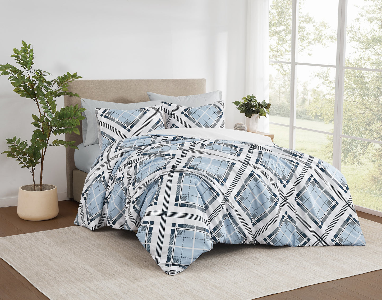 Truly Soft Lars Plaid Microfiber Comforter Sets
