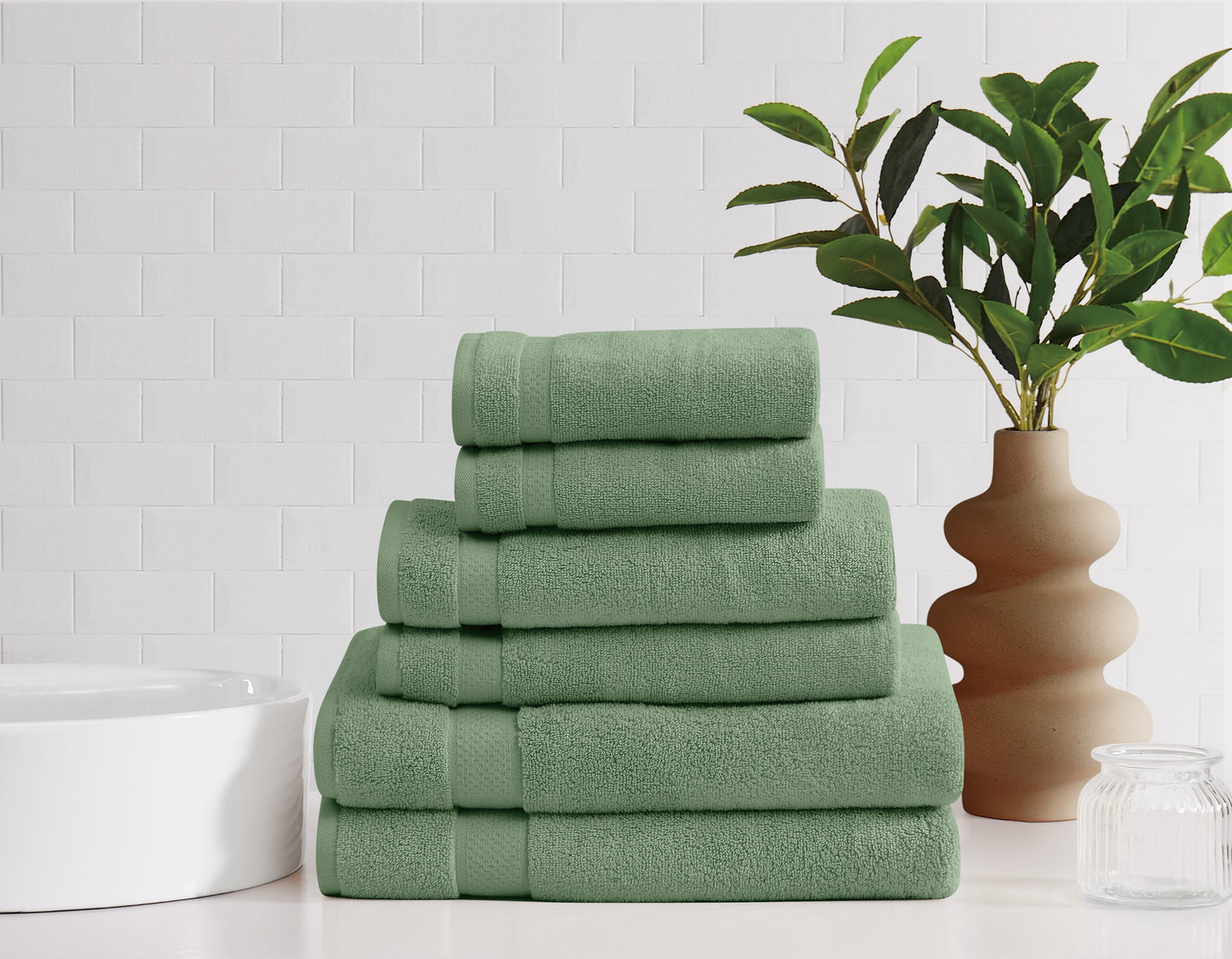 Truly Soft Super Soft 6 Piece Towel Set