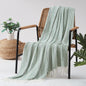 Oceanfront Resort Textured Stripe Throw Blanket