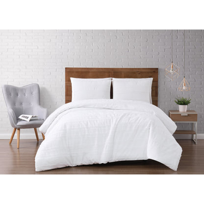 Carlisle Stripe 3 Piece Comforter Set